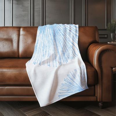 Addison Rugs Premium Machine Washable Contemporary Burst Sherpa Throw Blanket