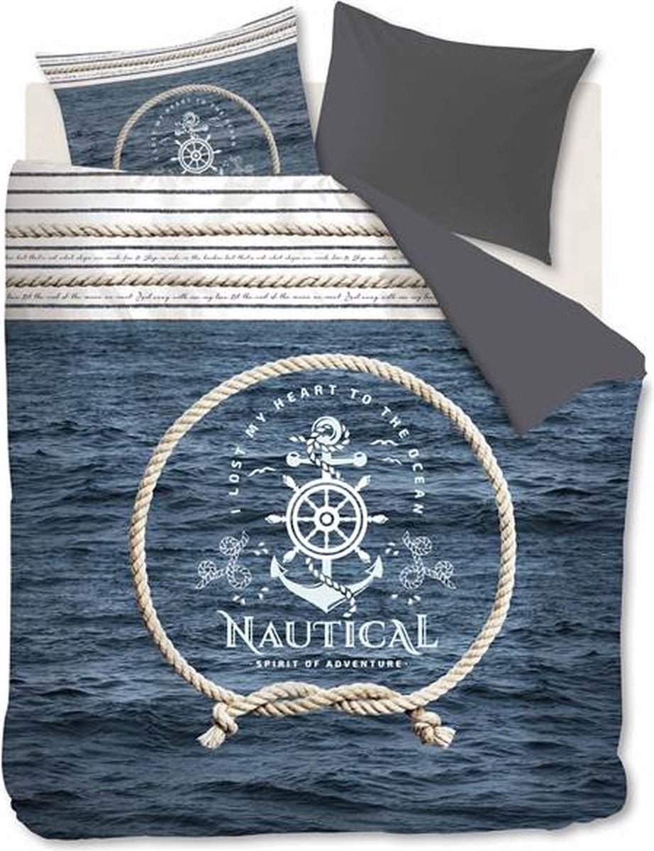 Beddinghouse Nautical Dekbedovertrek Lits-jumeaux Blue 240x220 cm