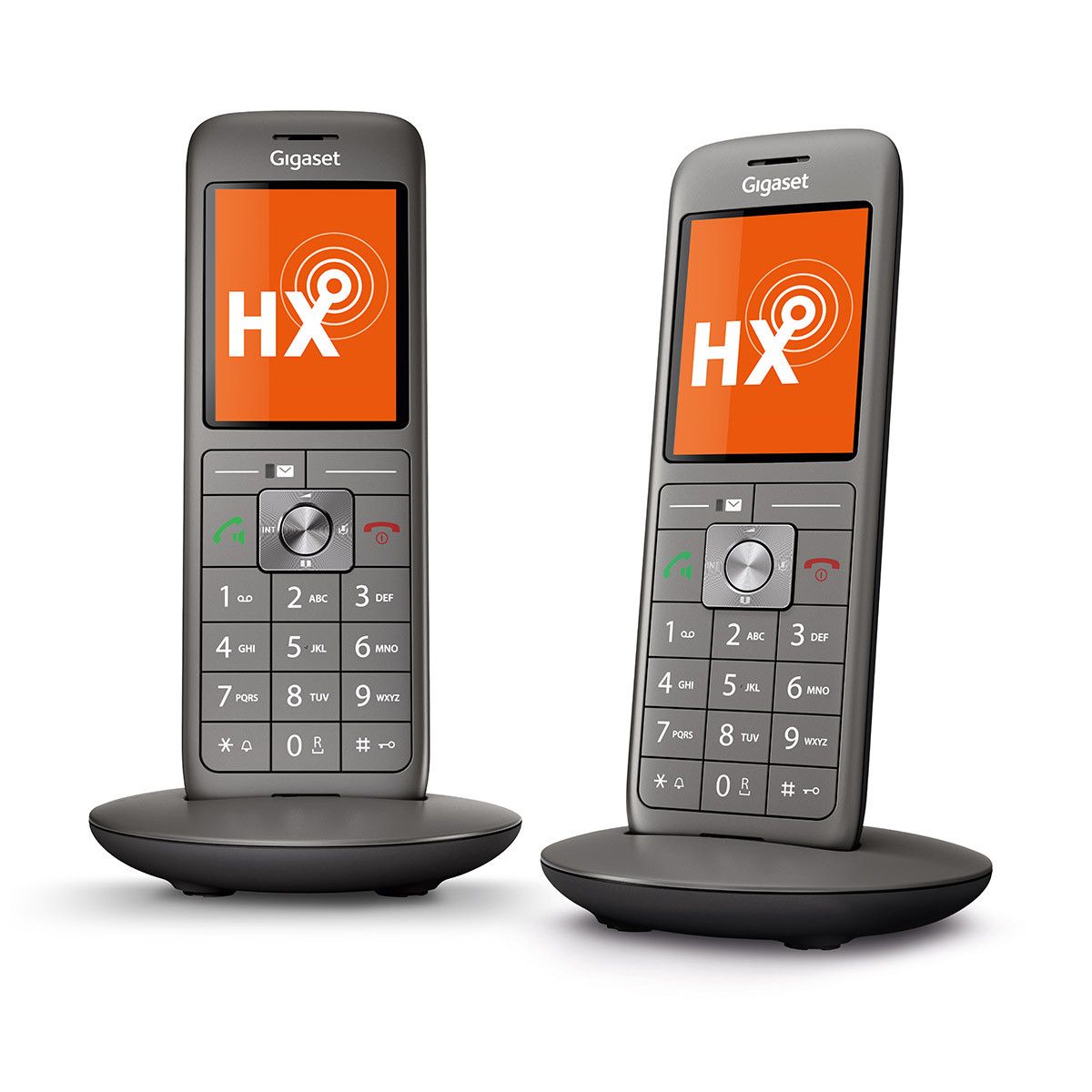 Gigaset CL660HX Duo Analoges/DECT-Telefon (Anthrazit, Schwarz) L36852-H2862-B1