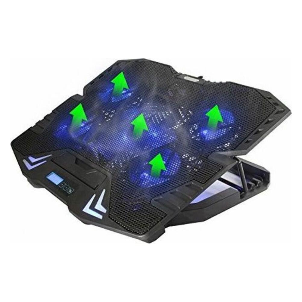 Ewent BASE PORTATIL-5 SILENT FAN UP TO 17"-2P USB-5 SPEED FAN-2 COOLING MODE (EW1259)