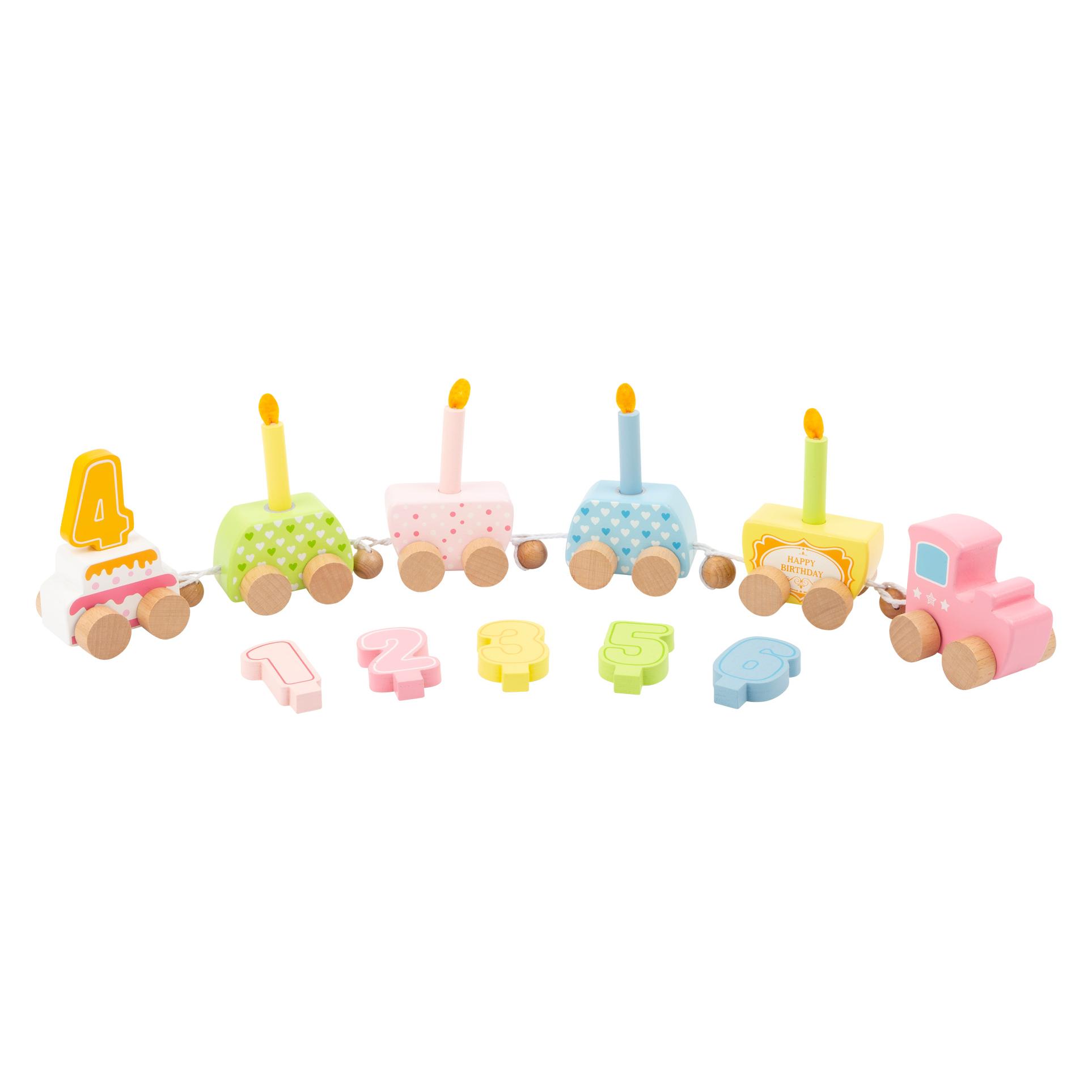 small foot Geburtstagszug mit Zahlen (6297)