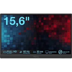 PEAQ PMO P150-FFK 16 Zoll Full-HD Portabler Monitor 30 ms Reaktionszeit 60 Hz