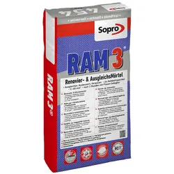 Sopro Bauchemie RAM 3 454 Renovier - AusgleichsMörtel 5 kg Beutel