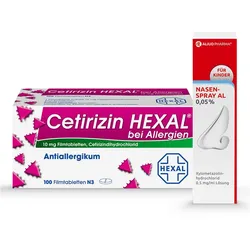 Cetirizin HEXAL + Nasensp AL 0,05% 10 ml 1 Set
