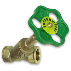 Schrägsitzventile (ohne Rückflussverhinderer) mit steigender Spindel - ohne Entleerung (Ausführung: 1/2'')