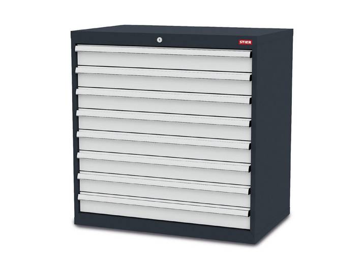 Stier Hängeregisterschrank STIER Schubladenschrank mit 8 Schubladen BxTxH 900x575x920 mm