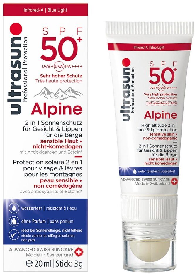 Ultrasun Alpine SPF 50+ 2in1 20ml