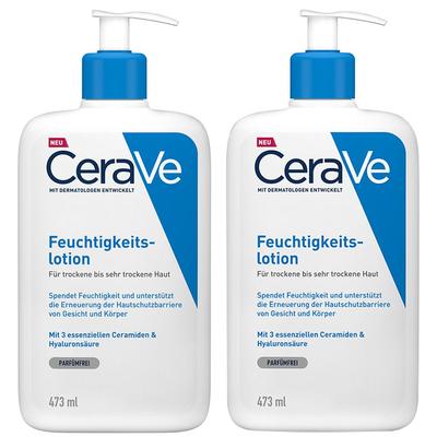Cerave Feuchtigkeitslotion Doppelpack 2x473 ml Lotion