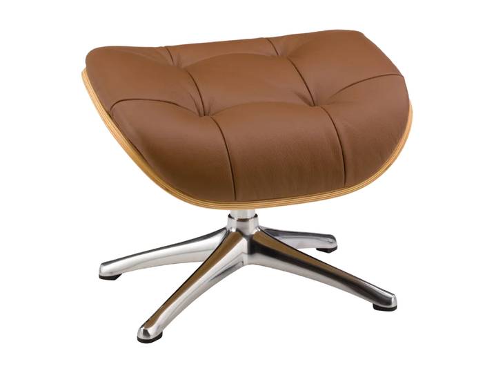 Hocker Scandi Skagen, Flexlux, savoy modena brown, Leder