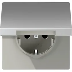 Jung SCHUKO-Steckdose aluminium AL 1520 KL