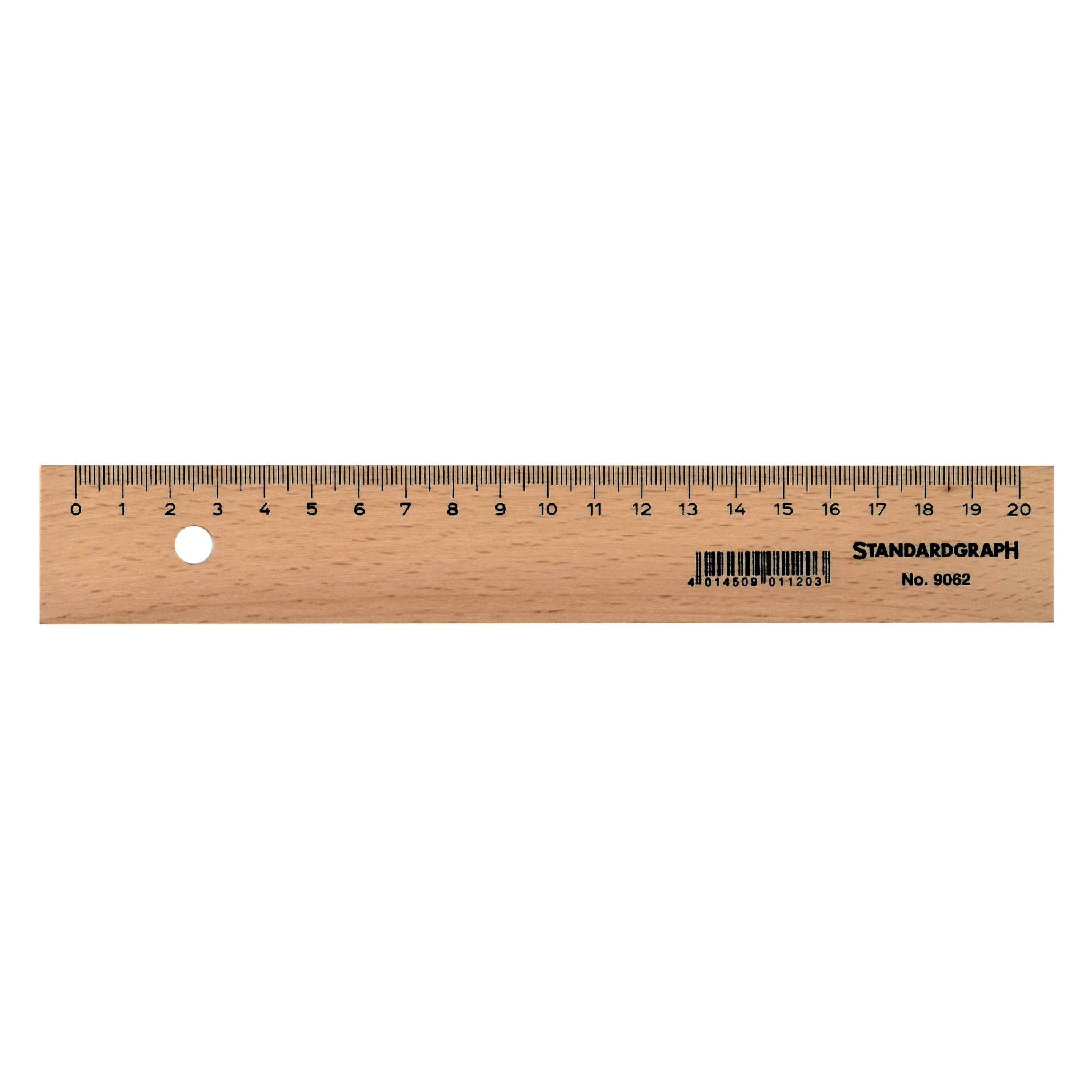 DUX lineal 9062 unlackiert (20 cm, Holz) (9062)