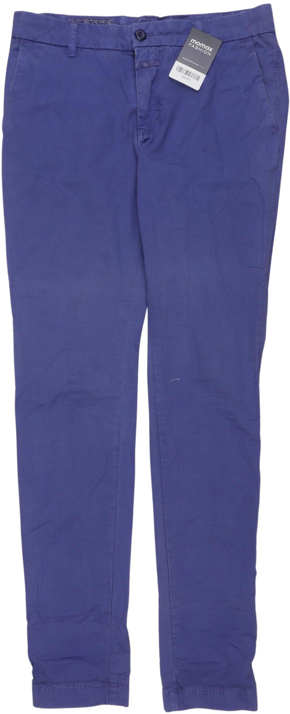 Closed Damen Stoffhose, Blau, Gr. EU 36 (IT 42), Baumwolle - Second Hand