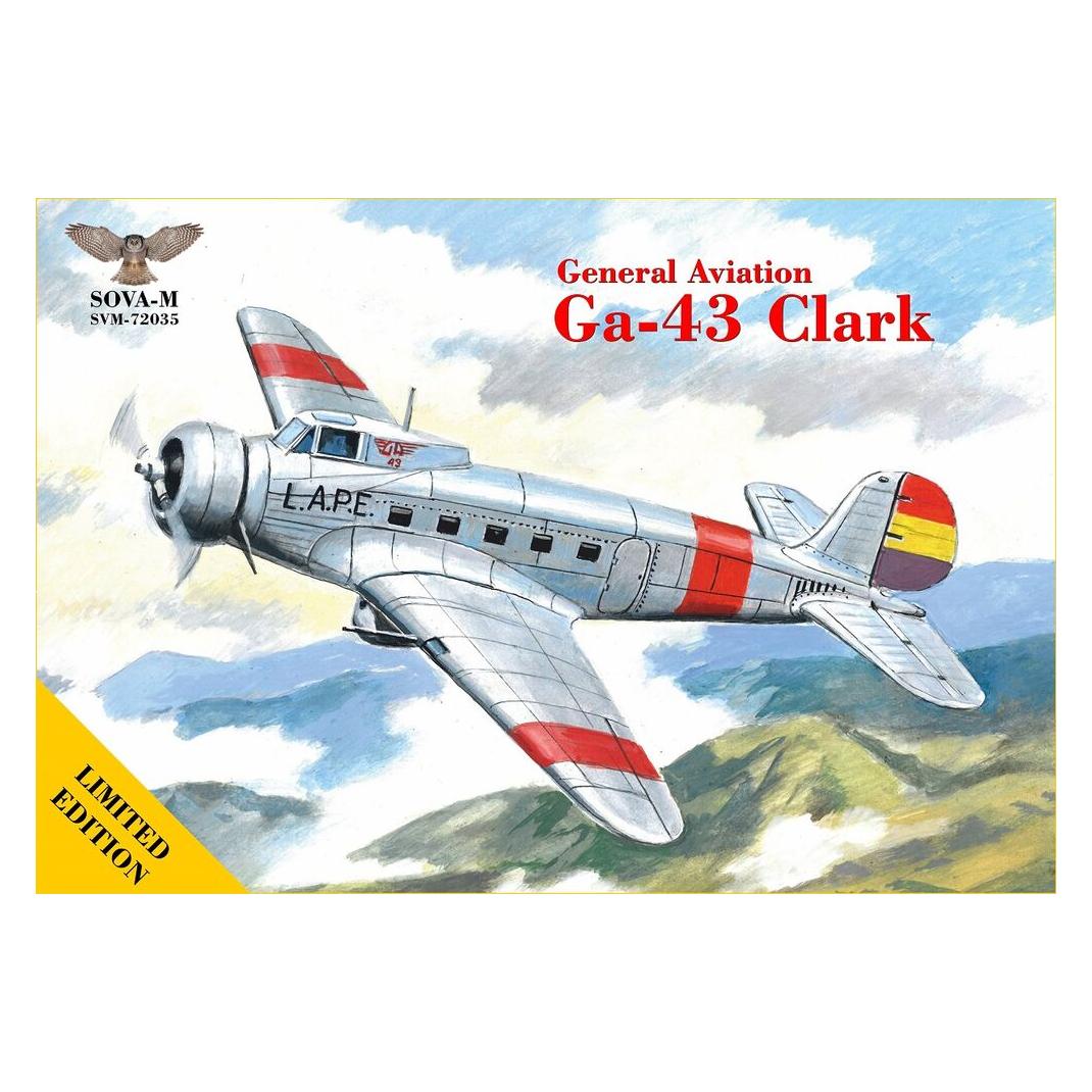 Sova-M GA-43 Clark airliner (L.A.P.E. airline) (SVM-72035)