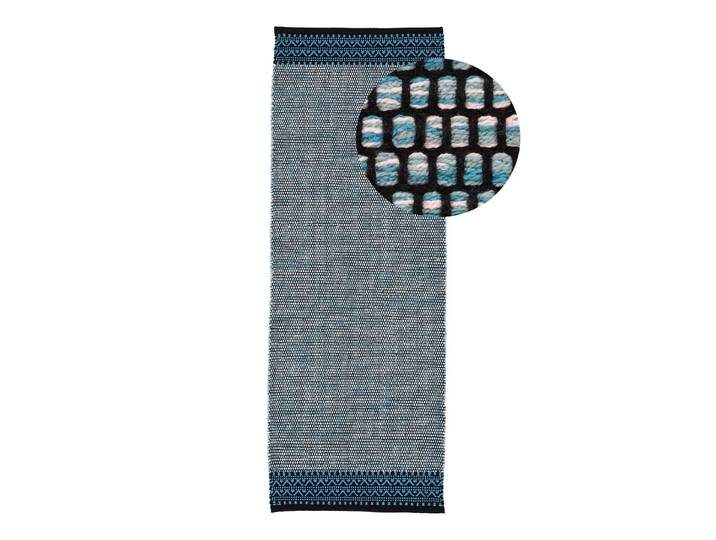 Tapis de couloir Kelim Mia 75 x 200cm Bleu/Bleu