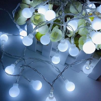 Uplifted Goods Outdoor Solar Or USB LED String Lights For Garden Decor And Events white usb Plug 3m 20leds