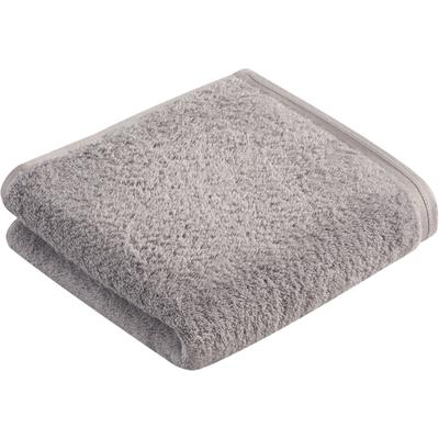Handtuch VOSSEN "Vegan Life", shadow, B:50cm L:100cm, Webfrottier, Obermaterial: 100% Baumwolle, Handtücher, 100% vegan