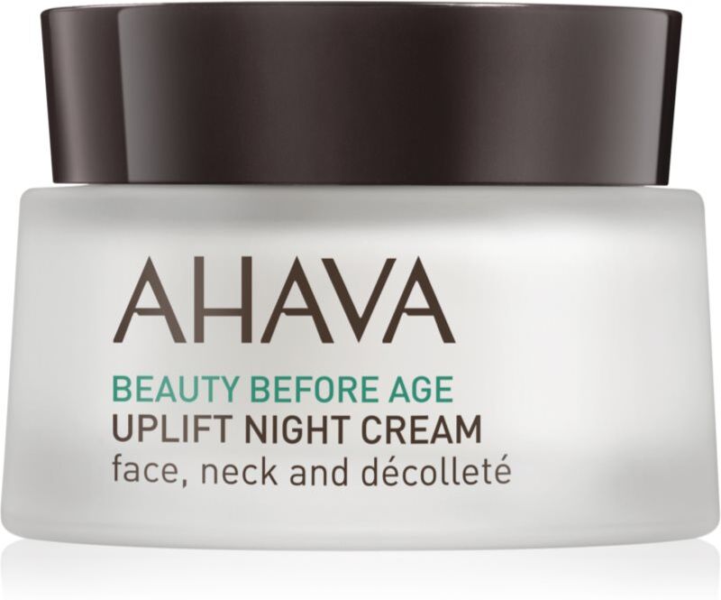 AHAVA Beauty Before Age crème de nuit liftante visage, cou et décolleté 50 ml