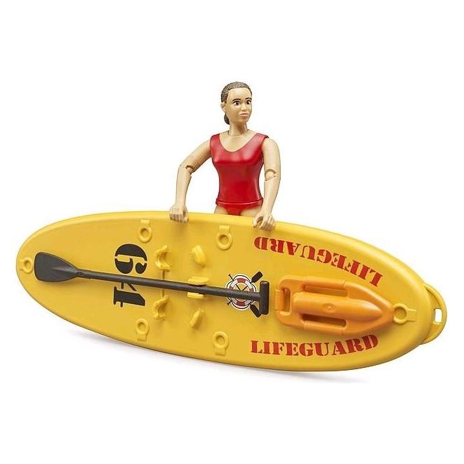 Bruder bworld Life Guard mit Stand Up Paddle (62785)