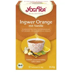Yogi Tea Ingwer Orange mit Vanille bio (17Btl)