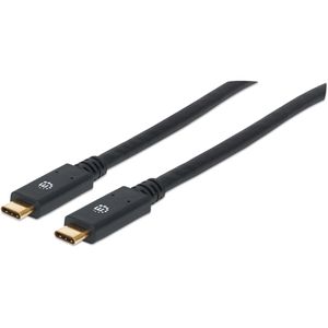 Manhattan USB-Kabel 354905, USB-C 3.0, 2 m, Anschlusskabel, C Stecker / C Stecker