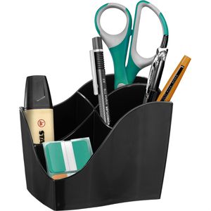 cep Stiftehalter 1003400161, Ellypse, Owa, 340eo, Kunststoff, 4 Fächer, schwarz