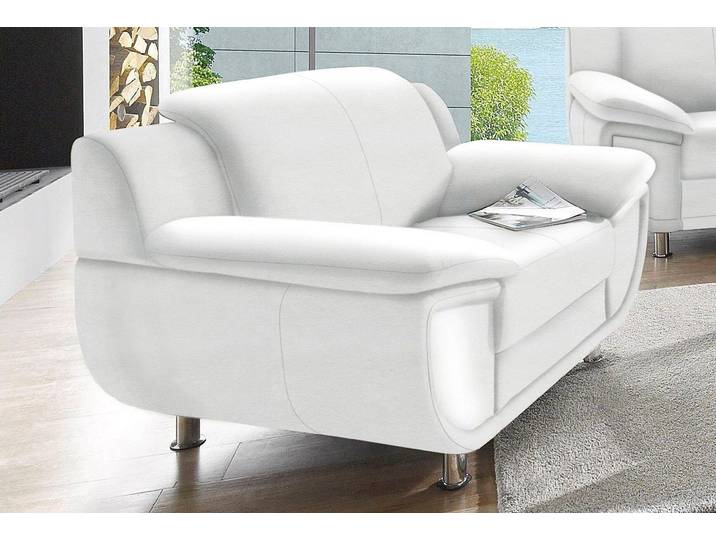 TRENDMANUFAKTUR Sessel Rondo 121 cm, Big-Sessel, komfortabel, Federkern optional, Chromfüße, Big-Sessel wahlweise mit Federkern, bequem