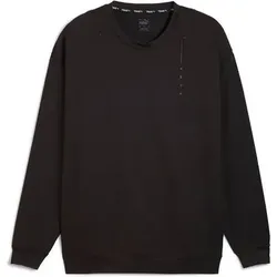 PUMA Herren Sweatshirt M Studio Foundations Crew, Größe L in Schwarz Schwarz