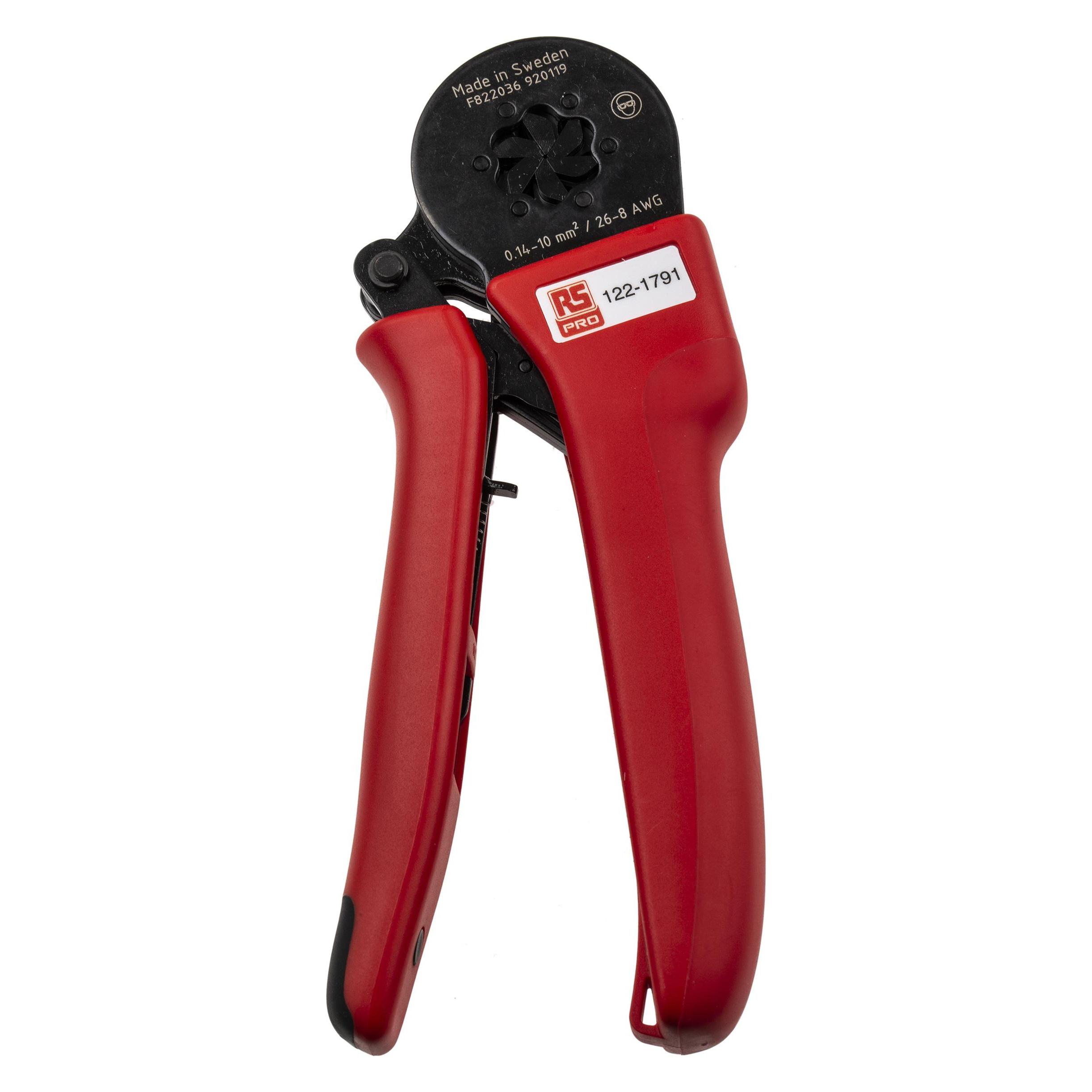 RS PRO Crimp tool 26-8 AWG hexagon profile (276 mm) (Proteus 10H)