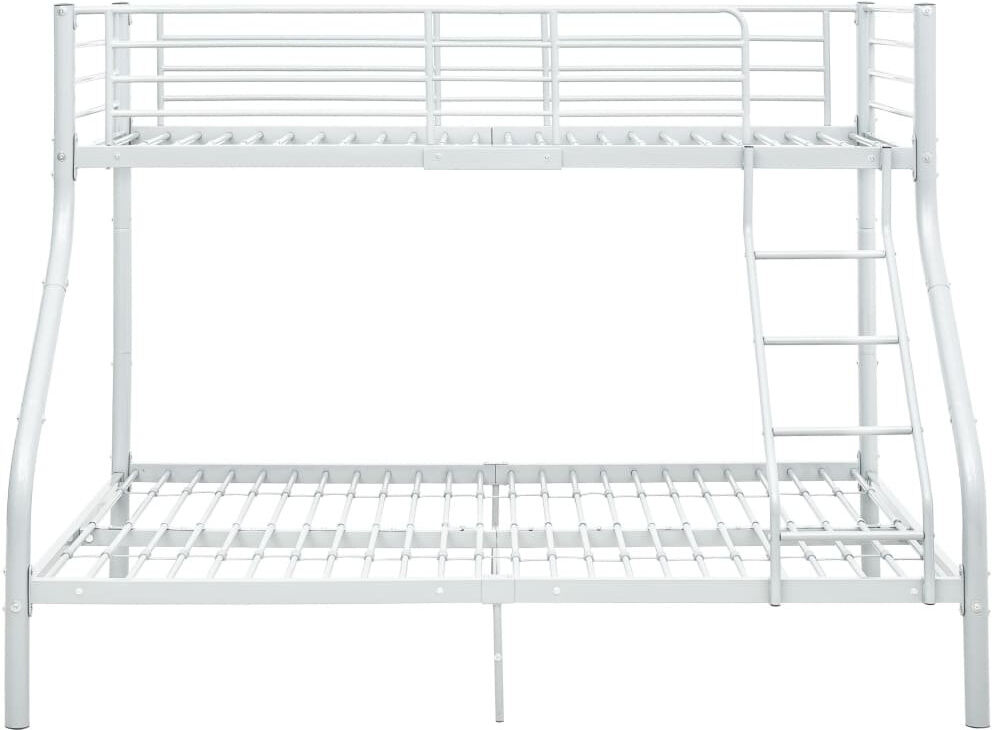 Ebern Designs Mentone Bed White 152cm H X 147.5cm W X 210cm L