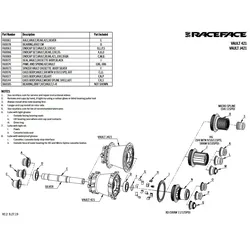 Race Face Vault Nabe Freilaufkörper, Shimano HG, black