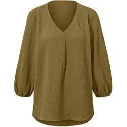 Tchibo - Tunika-Bluse - Damen - Gr. 40 - olivgrün