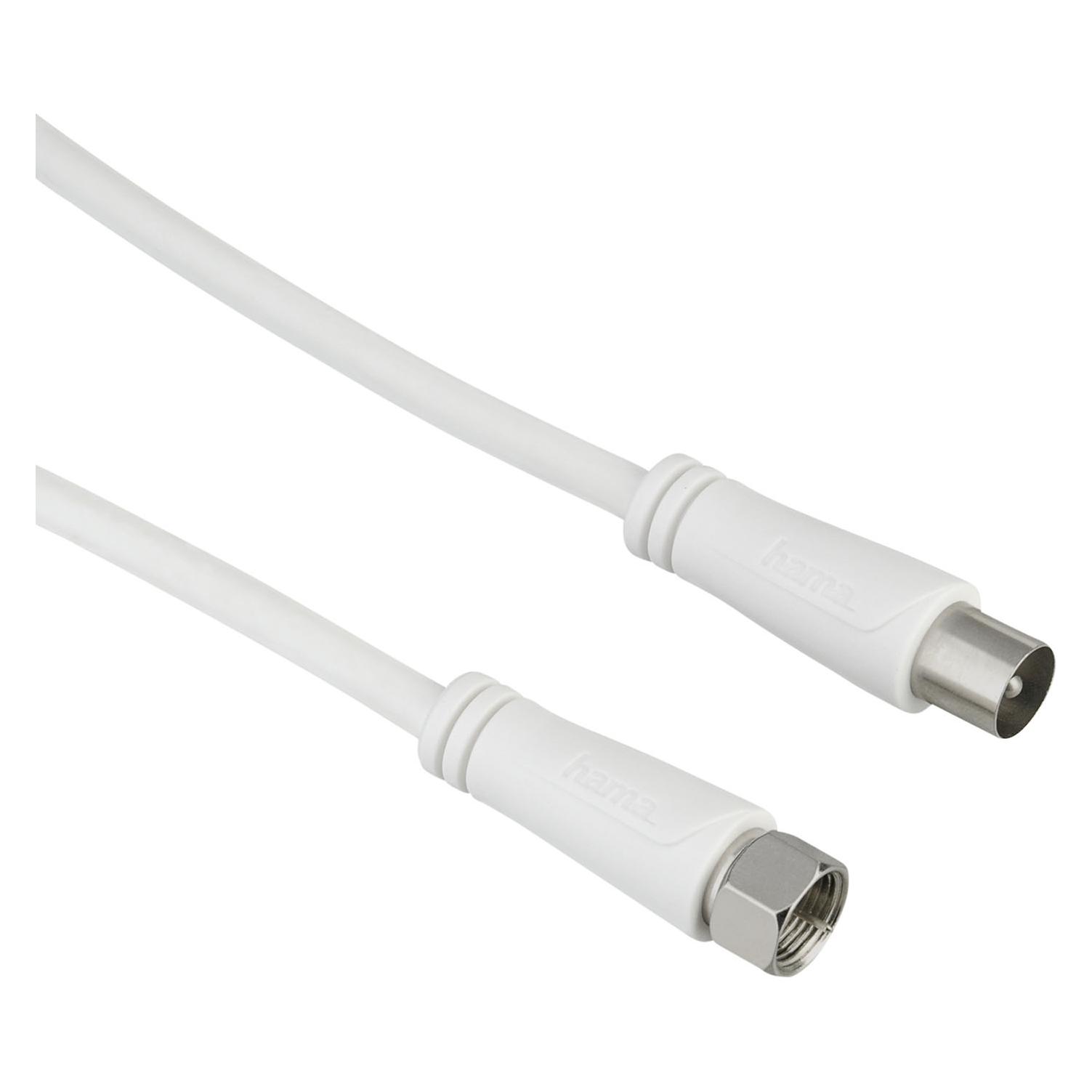 Hama SAT-Anschlusskabel, F-Stecker (90 dB, Antennenkabel) (00205294)