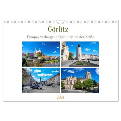 Görlitz - Europas verborgene Schönheit an der Neiße (Wandkalender 2027 DIN A4 quer), CALVENDO Monatskalender