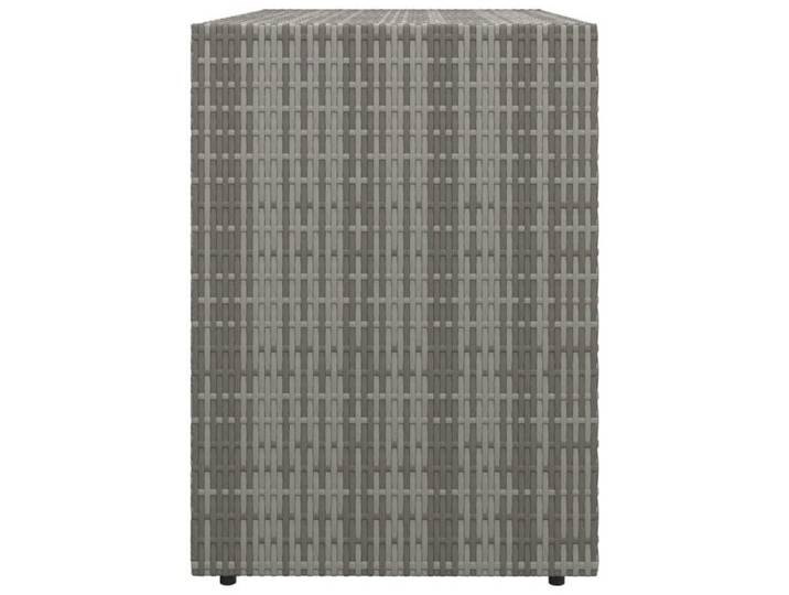 Promotion mai  * Armoire de rangement jardin - Meuble jardin - Gris 100x55 5x80 cm Résine tressée EU2817319869