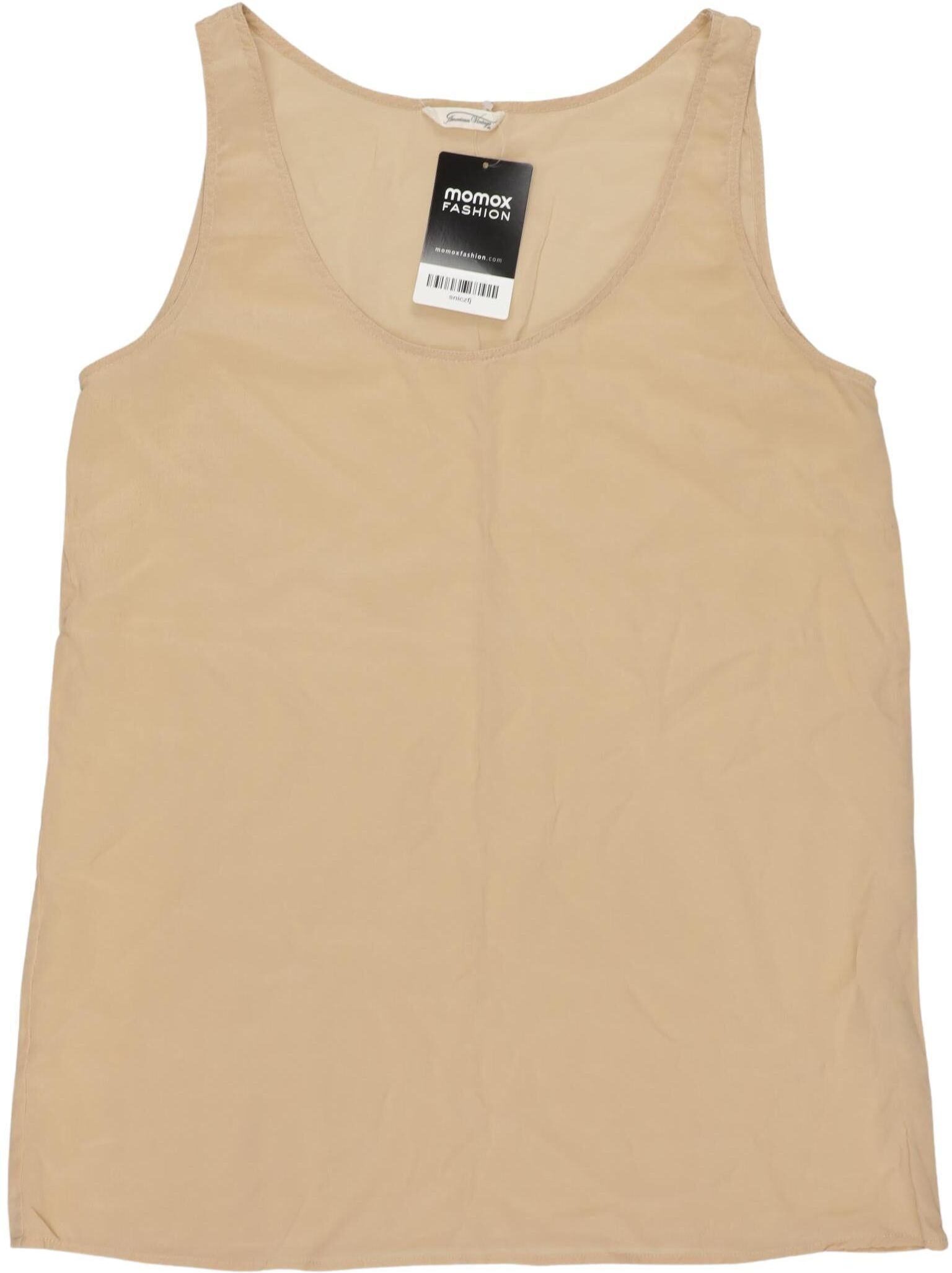 American Vintage Damen Top, Beige, Gr. S, Seide - Second Hand