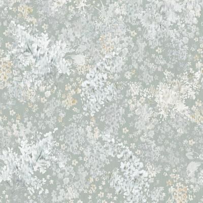 Galerie Wallcoverings Flora Soft Floral Foliage Vinyl on Non-woven Matte Wallpaper Roll