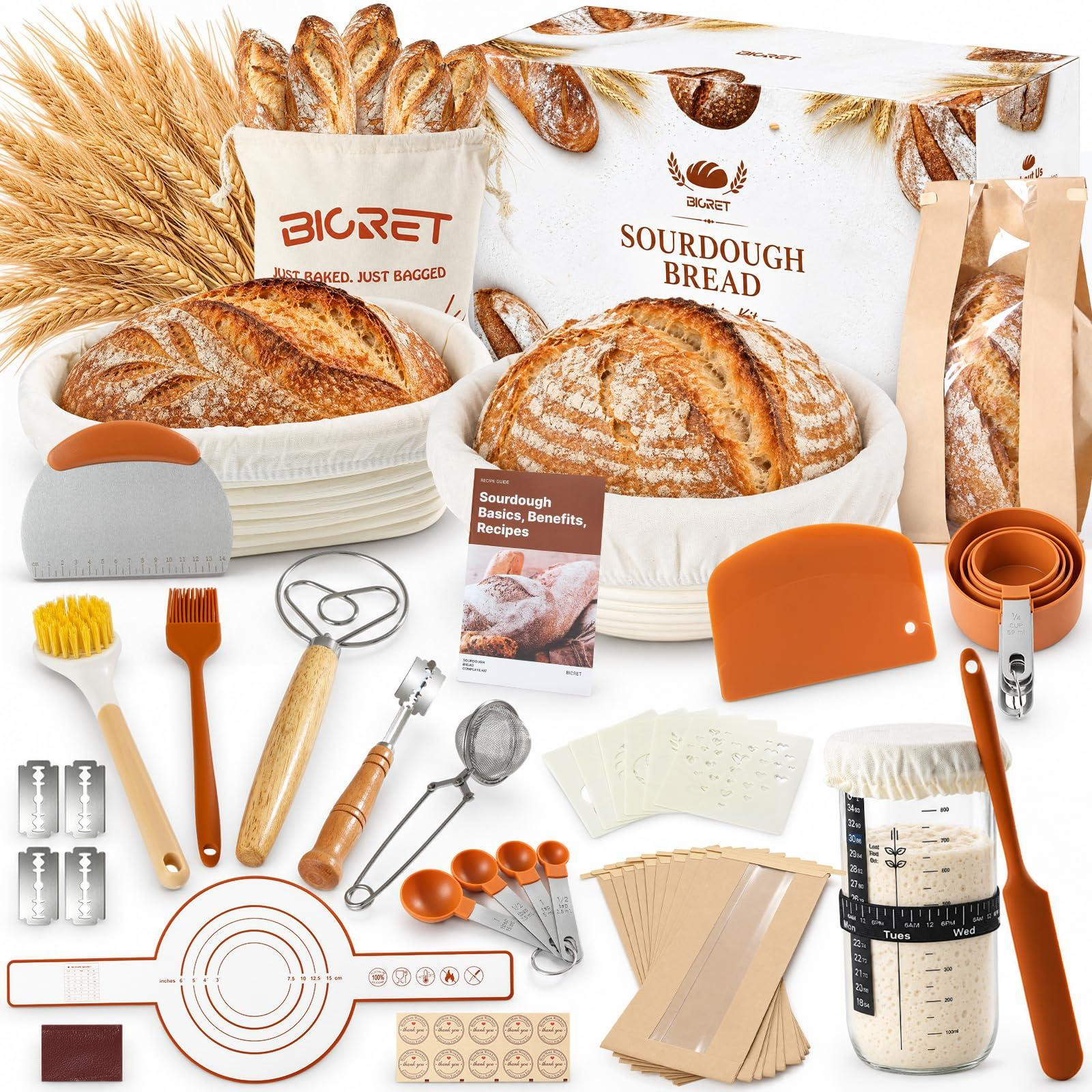 Dripio Zuurdesembrood-bakset, koffiebruin, siliconen, 1 stuk