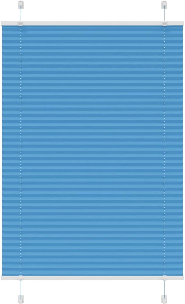 vidaXL Store plissé bleu 100x150 cm largeur du tissu 99,4cm polyester