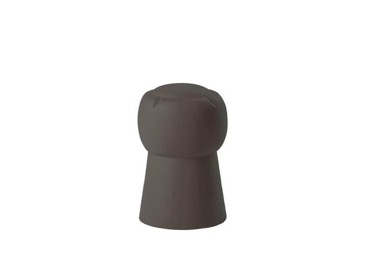 SLIDE tabouret bas pour l'extérieur CIN CIN (Chocolat / Gris - Polyéthylène)