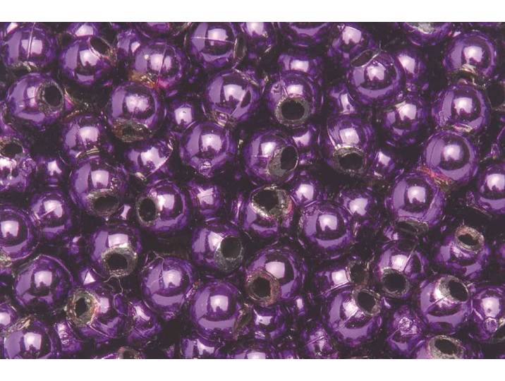 Glorex Dekoperlen Lila 6 mm 75 g