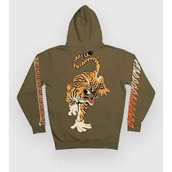 The Dudes Tiger Bear Classic Premium Hoodie british khaki Gr. M