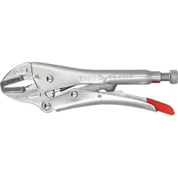 YATO YT-2453 kurze Feststellzange, gerade Backen, 250 mm