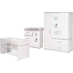 BABYZIMMER-SET Moritz mit schmaler Wickelkommode 3-teilig