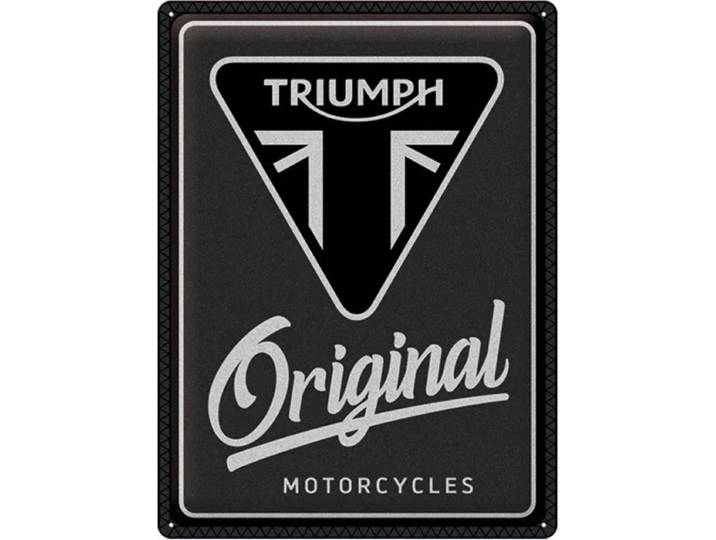 Metalen Bord 30 x 40 cm Triumph - Original Motorcycles
