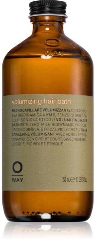Oway Volumizing Hair Bath shampoing pour le volume des cheveux 240 ml