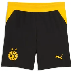 BVB Kinderfußballhose Replica 2026/2027, Borussia Dortmund Shorts mit dryCELL für junge Fans - schwarz / 128