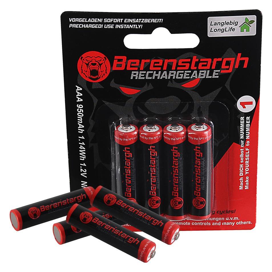 Berenstargh Rechargeable (4 Stk., AAA, 950 mAh) (11906)