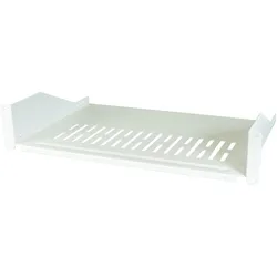 EFB Elektronik 19" 2HE Fachboden Tiefe 400 mm Traglast 22 kg RAL7035, Serverschrank Zubehör, Grau