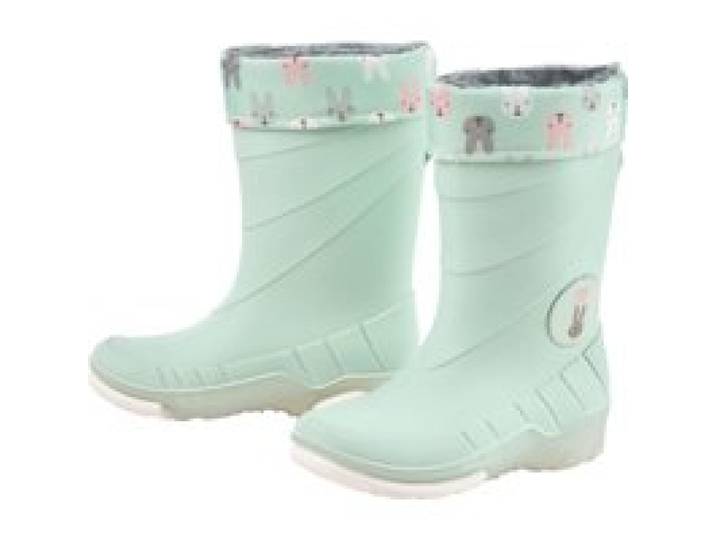 LUPILU® Bottes de pluie clignotantes enfant (Turquoise, 24)