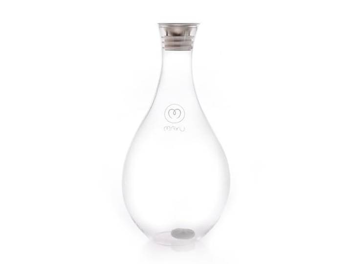 MAYU Water Swirl Ersatzglas, 100% Borosilikatglas, 1,5 Liter Kristallklares Borosilikatglas, leicht & langlebig, passend für alle MAYU Water Swirl Karaffen, spülmaschinenfest
